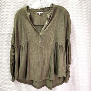 Lucky Brand S Olive Green Pullover